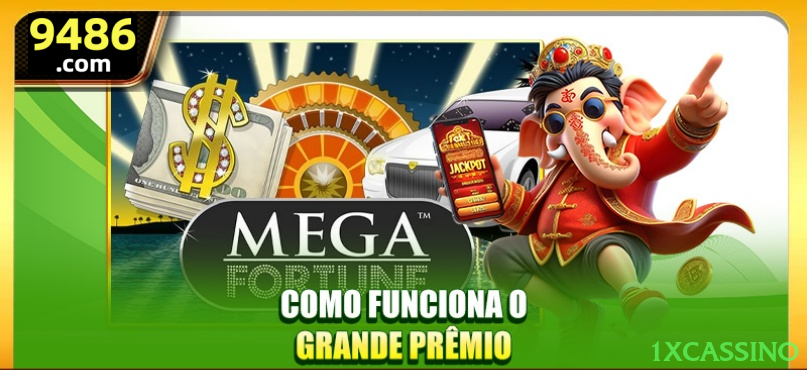 Imagem promocional da 1xcassino mostrando a plataforma e suas vantagens